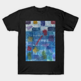 Scrabble, Anyone? A Re-Use, Repurpose Exercise abstract Collage T-Shirt